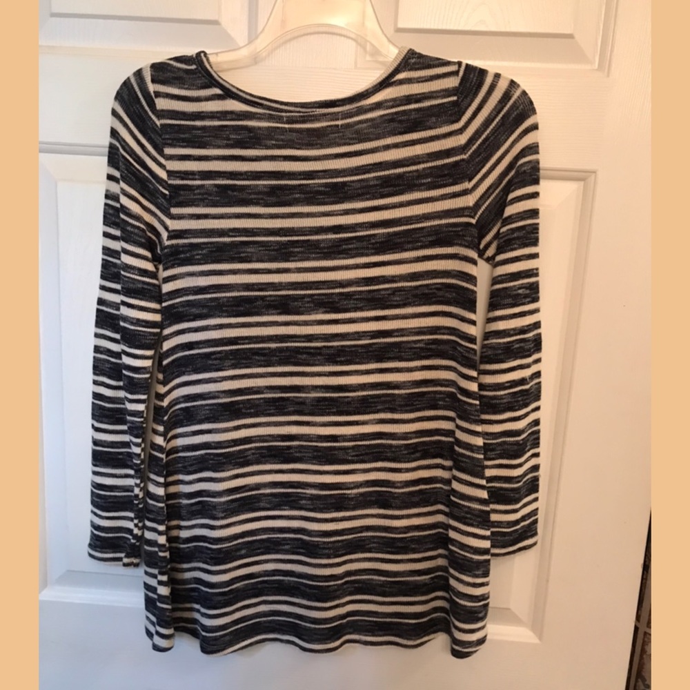 Pink Republic Blu/Wht Striped Sweater - Picture 6 of 11